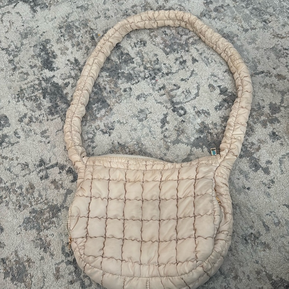Small puffer tote bag